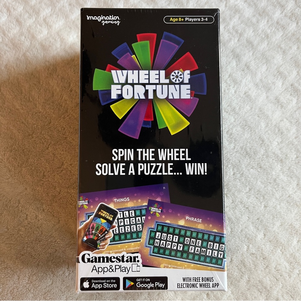 Brand new (sealed) Wheel of fortune game for players 8+
